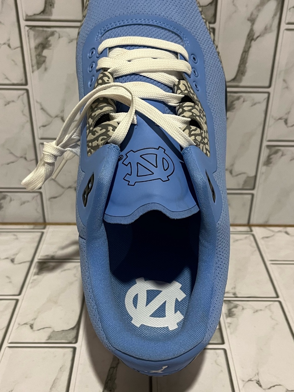 New Nike Air Jordan Racer 89 PE Player Exclusive Training Shoes UNC Tarheels Men - Picture 12 of 14